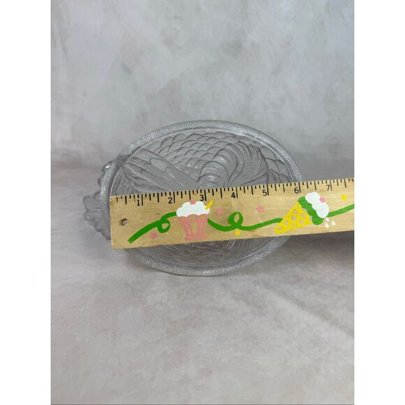 EAPG Antique Glass Challinor Taylor Rooster on Nest Hen on Nest Top Only - Picture 11 of 11